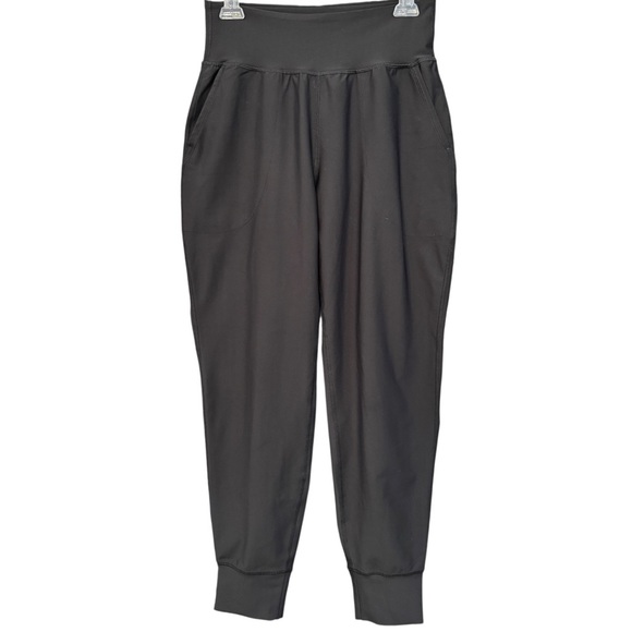 Old Navy Powersoft Black Joggers M High-Rise Go-Dry Pants - Picture 1 of 5